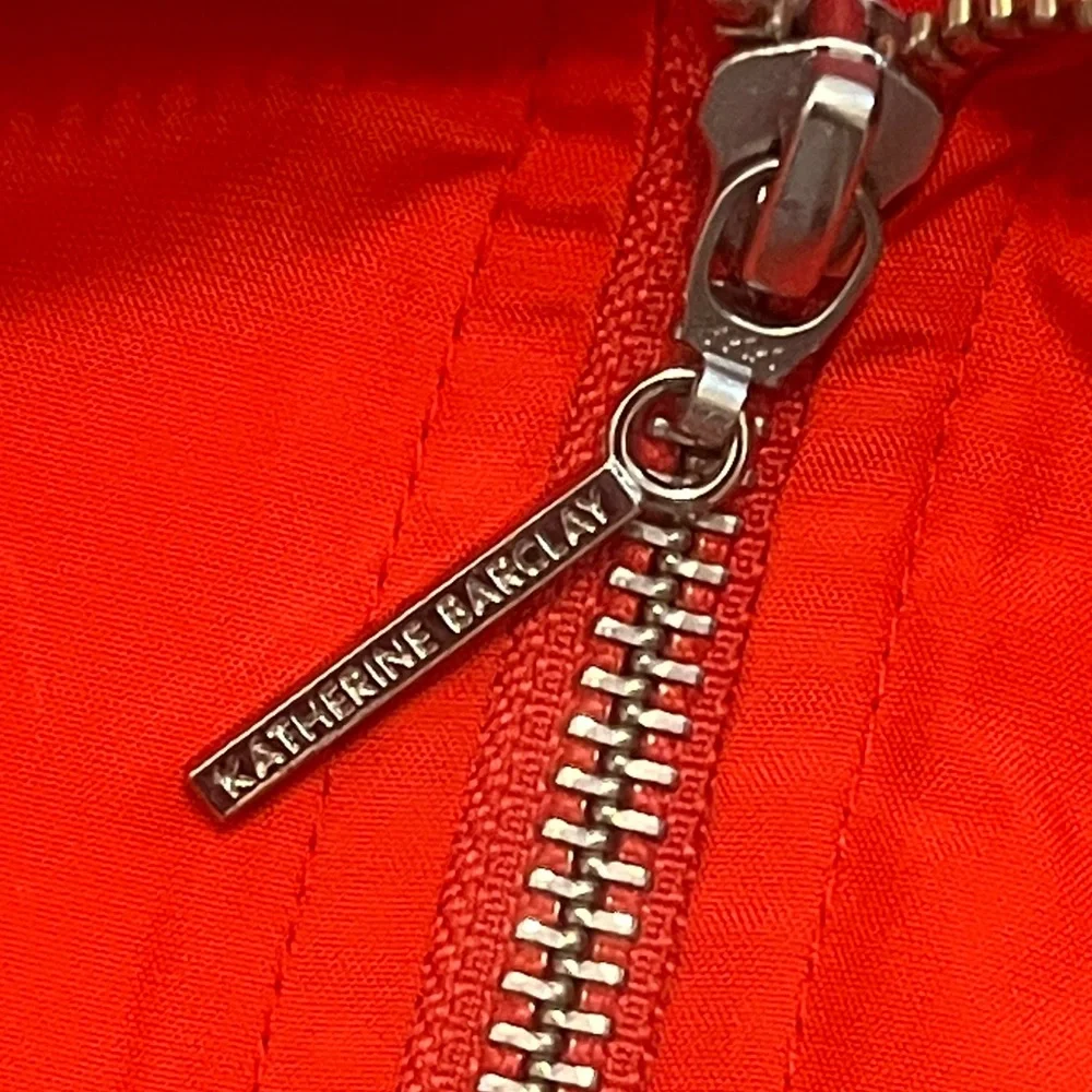 Katherine Barclay Vivid Orange Zip Jacket - Picture 4 of 9